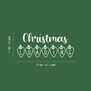 Vinyl Wall Art Decal - Christmas Loading - 11" x 25" - Trendy Cute Holyday Season Quote Sticker For Living Room Dining Room Storefront Window Door Coffee Shop Decor 4