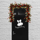 Vinyl Wall Art Decal - Sleigh Bells Ring - 17" x 18" - Holiday Season Trendy Seasonal Quote Sticker For Home Office Living Room Bedroom Door Window Decor 2