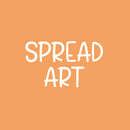 Vinyl Wall Art Decal - Spread Art - 15" x 25" - Trendy Motivational Quote Sticker For Artist Home Bedroom Closet Living Room Classroom Work Office Decor 1