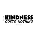 Vinyl Wall Art Decal - Kindness Costs Nothing - Trendy Fun Inspiring Positive Quote Sticker For Home Living Room Kids Room Playroom Daycare Kindergarten Classroom Decor 4