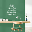 Vinyl Wall Art Decal - Nadie Encuentra Su Camino Sin Perderse / Nobody Finds His Way Without Getting Lost Several Times- 19" x 17" - Spanish Quote Sticker For Home School Office Decor 2