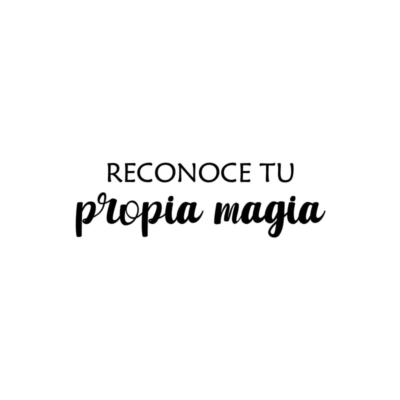 Vinyl Wall Art Decal - Reinventate / Reinvent Yourself - 2.8" x 20" - Trendy Good Vibes Spanish Quote Sticker For Home Bedroom Closet Living Room School Office Coffee Shop Decor 1
