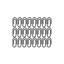 Set Of 24 Vinyl Wall Art Decal - Clips Pattern - 4.Each - Adhesive Stickers Minimalist Design For Home School Classroom Bedroom Workplace Work Office Decor 1