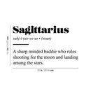 Vinyl Wall Art Decal - Sagittarius - Astrology Zodiac Sign Modern Inspirational Quote Sticker For Bedroom Living Room Home Office Constellation Decor 4