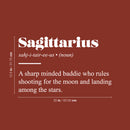 Vinyl Wall Art Decal - Sagittarius Zodiac Sign Definition - 12.5" x 25" - Modern Fun Inspirational Astrology Quote Sticker For Home Bedroom Living Room Closet Office Coffee Shop Decor 4