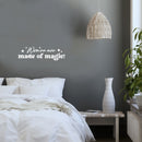 Vinyl Wall Art Decal - Women Are Made Of Magic - 7" x 25" - Lovely Inspiring Feminine Quote Sticker For Home Bedroom Closet Living Room Boutique Beauty Saloon School Office Decor 3