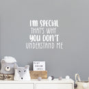 Vinyl Wall Art Decal - You're Never Really Alone - 9" x 25" - Modern Lovely Inspiring Self Esteem Quote Sticker For Home Bedroom Closet School Living Room Office Coffee Shop Decor 2