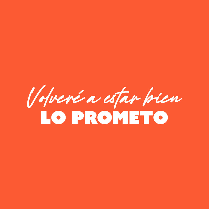 Vinyl Wall Art Decal - Volveré A Estar Bien Lo Prometo / I'll be Fine Again I Promise - 6" x 25" - Trendy Motivating Spanish Quote Sticker For Home School Office Coffee Shop Decor 1