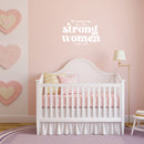 Vinyl Wall Art Decal - My Heroes Are All The Strong Women In My Life - 17" x 26" - Lovely Inspiring Feminine Quote Sticker For Closet Living Room Boutique Beauty Saloon Office Decor 3