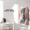 Vinyl Wall Art Decal - Mereces Un Amor Sano / You Deserve A Healthy Love - 5" x 25" - Modern Inspiring Lovely Spanish Quote Sticker For Bedroom Closet Living Room Coffee Shop Decor 3