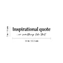 Vinyl Wall Art Decal - Inspirational Quote Or Something Like That - Trendy Funny Sarcasm Sticker For Home Office Living Room Teen Bedroom Store Decor 4