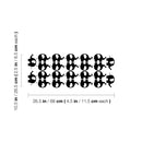 Set Of 20 Vinyl Wall Art Decal - Baby Elephant Pattern - From 2.5" x 4.5" Each - Cute Adhesive Sticker Minimal Animal Design For Children Bedroom Home School Kids Room Decor 4