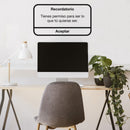 Vinyl Wall Art Decal - Tienes Permiso Para Ser Lo Que Tú Quieras / You Have Permission To Be What You Want To Be - 16" x 30" - Fun Design Spanish Quote Sticker For Home School Office Decor 3