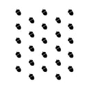 Set Of 25 Vinyl Wall Art Decal - Acorn Pattern - From Each - Cute Adhesive Stickers Minimal Design For Children Bedroom Home School Kids Room Decor 1