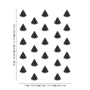 Set Of 20 Vinyl Wall Art Decal - Watermelon Pattern - From Each - Funny Fruit Adhesive Stickers For Home Office Kitchen Playroom Restaurant Decor 4