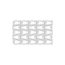 Set Of 16 Vinyl Wall Art Decal - Baby Fish Pattern - From 3.25" x 5" Each - Cute Adhesive Sticker Minimal Animal Design For Children Bedroom Home School Kids Room Decor 1