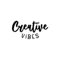 Vinyl Wall Art Decal - Creative Vibes - 12. Trendy Inspirational Artistic Spirit Quote Sticker For Home School Classroom Bedroom Work Office Decor 1