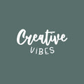 Vinyl Wall Art Decal - Creative Vibes - 12.5" x 25" - Trendy Inspirational Artistic Spirit Quote Sticker For Home School Classroom Bedroom Work Office Decor 1