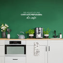 Vinyl Wall Art Decal - Ser Adulto Es Una Preparadera de Café / Being An Adult Is Constantly Making Coffee - 9" x 25" - Fun Spanish Quote Sticker For Kitchen Office Coffee Shop Decor 3