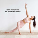 Vinyl Wall Art Decal - Never Underestimate The Power Of A Woman - - Trendy Inspirational Feminism Quote Sticker For Women Home School Office Bedroom Feminist Woman Store Decor 3