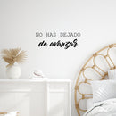Vinyl Wall Art Decal - No Has Dejado De Avanzar / You Haven't Stopped Moving Forward - Motivational Spanish Quote Sticker For Home School Office Coffee Shop Gym Fitness Decor 2