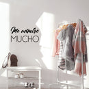 Vinyl Wall Art Decal - Me Admiro Mucho / I Admire Myself - 13.5" x 25" - Lovely Positive Spanish Quote Sticker For Bedroom Closet Living Room Playroom Classroom Coffee Shop Decor 2