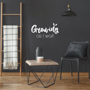 Vinyl Wall Art Decal - Growing As I Wait - 13.5" x 25" - Trendy Lovely Inspiring Optimistic Quote Sticker For Home Bedroom Closet Living Room Playroom School Office Decor 3