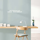 Vinyl Wall Art Decal - Most Important Rule Love Yourself - 4" x 25" - Modern Inspirational Self Esteem Quote Sticker For Bedroom Closet Mirror Home Office Decor 2