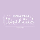 Vinyl Wall Art Decal - Hecha Para Brillar / Made To Shine - 9" x 25" - Trendy Motivational Feminism Spanish Quote Sticker For Girls Home Office Bedroom Living Room Decor 4