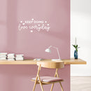 Vinyl Wall Art Decal - Keep Doing Love Everyday - 11" x 25" - Trendy Inspirational Cute Valentine Quote Sticker For Couples Home Office Living Room Bedroom Decor 3