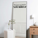 Vinyl Wall Art Decal - Find Your Way Back To Yourself - 6" x 21" - Modern Motivational Positive Self Care Quote Sticker For Bedroom Mirror Closet Home Office Decor 2