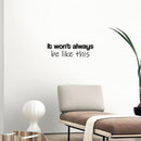 Vinyl Wall Art Decal - It Won't Always Be Like This - 7. Motivating Positive Lifestyle Quote Sticker For Home Bedroom Living Room Classroom Office Coffee Shop Gym Fitness Decor 3