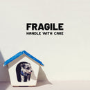 Vinyl Wall Art Decal - Fragile Handle With Care - 7.8" x 25" - Modern Motivational Self Care Quote Sticker For Bedroom Mirror Closet Home Office Decor 3