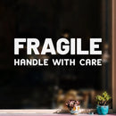 Vinyl Wall Art Decal - Fragile Handle With Care - 7.8" x 25" - Modern Motivational Self Care Quote Sticker For Bedroom Mirror Closet Home Office Decor 3
