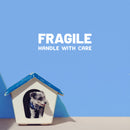 Vinyl Wall Art Decal - Fragile Handle With Care - 7.8" x 25" - Modern Motivational Self Care Quote Sticker For Bedroom Mirror Closet Home Office Decor 2