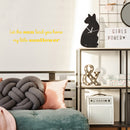 Vinyl Wall Art Decal - Let The Sun Lead You Home My Little Sunflower - 7" x 26" - Modern Motivational Quote Design For Home Kids Bedroom Playroom Nursery Daycare Decor 2