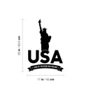 Vinyl Wall Art Decal - Land Of Freedom And Dreams - 7.5" x 30" - Modern Motivational Life Quote Sticker For Home Office Bedroom Closet Living Room Coffee Shop Decor 4