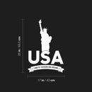 Vinyl Wall Art Decal - Land Of Freedom And Dreams - 7.5" x 30" - Modern Motivational Life Quote Sticker For Home Office Bedroom Closet Living Room Coffee Shop Decor 4