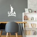 Vinyl Wall Art Decal - Land Of Freedom And Dreams - 7.5" x 30" - Modern Motivational Life Quote Sticker For Home Office Bedroom Closet Living Room Coffee Shop Decor 3