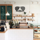 Vinyl Wall Art Decal - Happy Independence Day - 4th Of July Patriotic America USA Celebration Wall Sticker Decor 2