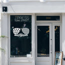 Vinyl Wall Art Decal - Happy Independence Day - 25" x 14" - 4th Of July USA America Celebration Quote Sticker For Home Work Office Window Store Living Room Shopfront Decor 2