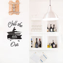 Vinyl Wall Art Decal - Chill The 4th Out - 1 - Patriot American Memorial Day Quote Sticker For Home Office Bedroom Living Room Door Storefront Decor 3