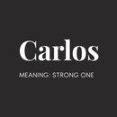 Vinyl Wall Art Decal - Carlos Meaning - 12" x 25" - Motivational Positive Good Vibes Quote Sticker For Home Bedroom Living Room Kids Room Playroom Classroom School Office Coffee Shop Decor 1