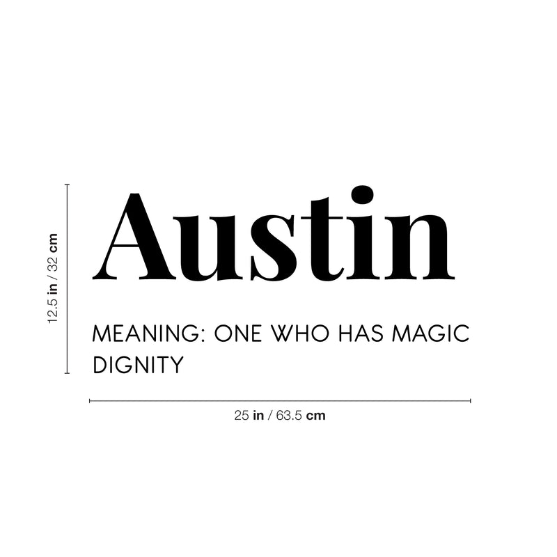 Vinyl Wall Art Decal - Austin Meaning - 12. Modern Lovely Good Vibes Quote Sticker For Home Bedroom Living Room Kids Room Playroom Nursery School Office Coffee Shop Decor 4