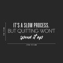 Vinyl Wall Art Decal - It's A Slow Process - 9" x 25" - Trendy Motivational Positive Good Vibes Quote Sticker For Home Bedroom Living Room School Classroom Office Gym Fitness Decor 4