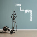Vinyl Wall Art Decal - I Think You Should Keep Going - 26" x 25" - Trendy Motivating Positive Good Vibes Quote Sticker For Home Bedroom Living Room School Office Gym Fitness Decor 2