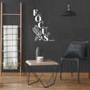 Vinyl Wall Art Decal - FOCUS - 17.5" x 12" - Modern Inspirational Positive Lovely Design  Quote Sticker For Home Bedroom Closet Living Room Family Room Office Coffee Shop Decor 2