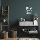 Vinyl Wall Art Decal - Hello Sweet Cheeks - 18" x 20" - Trendy Motivational Lovely Funny Design Quote Sticker For Home Bedroom Closet Mirror Bathroom Decor 2