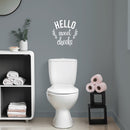 Vinyl Wall Art Decal - Hello Sweet Cheeks - 18" x 20" - Trendy Motivational Lovely Funny Design Quote Sticker For Home Bedroom Closet Mirror Bathroom Decor 3