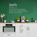 Vinyl Wall Art Decal - Family Definition - 25" x 47" - Modern Lovely Inspirational Quote Sticker For Home Bedroom Closet Living Room Family Room Dining Room Playroom Coffee Shop Decor 2